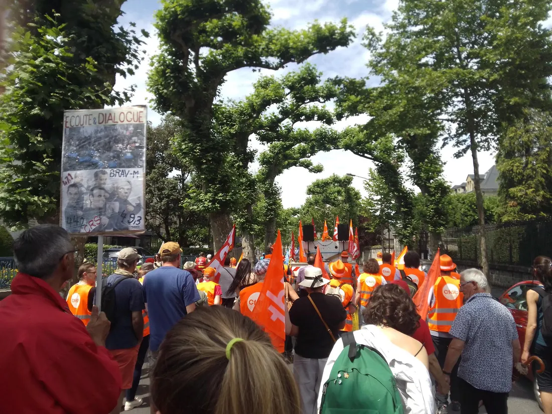 Brive, manifestation du 6 juin