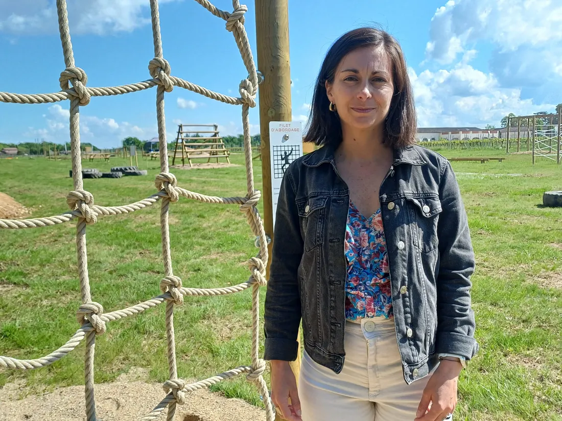 Camille Julliard la créatrice de Mud Adventure à Albias (Tarn-et-Garonne).