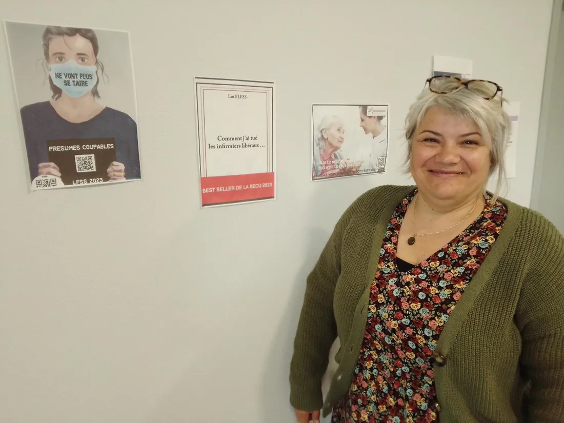 Patricia Chantalat, infirmière libérale et membre du collectif "les infirmiers libéraux en colère".