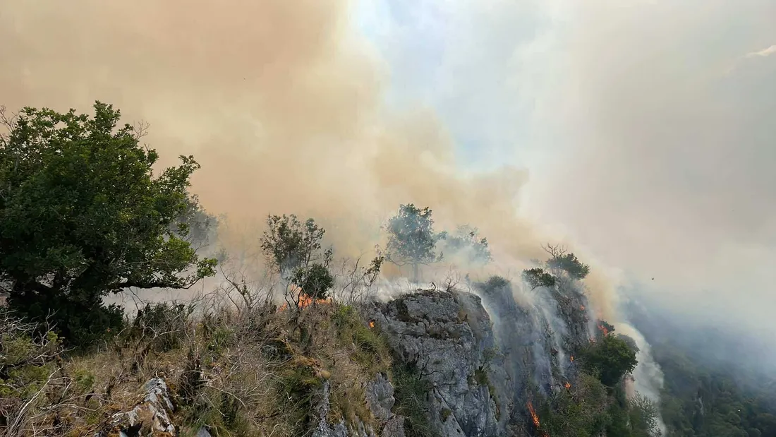 Incendie Sauliac sur Célé
