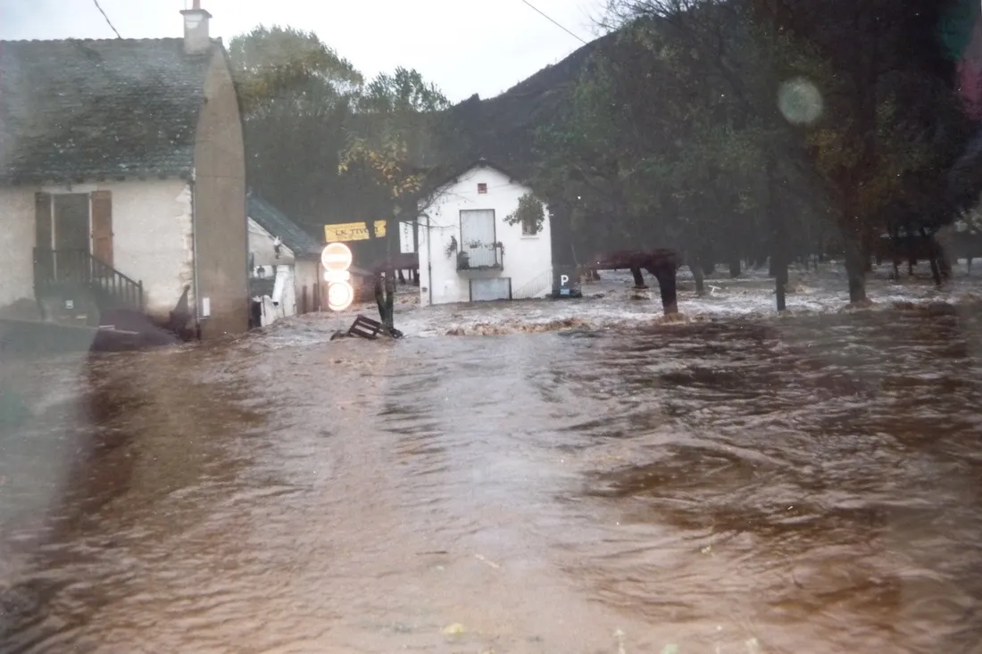 L'entrée du camping Tivoli à Mende le 23 septembre 1994