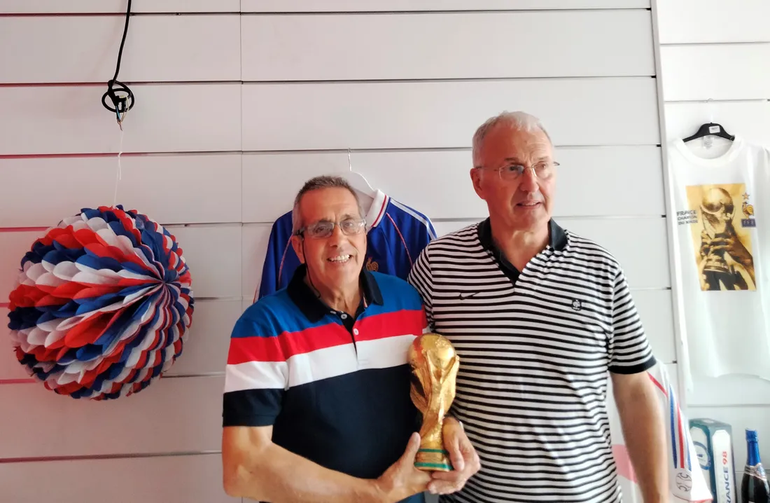 JC.DELORT et P.BERGEROO pour les 25 ans de France 98