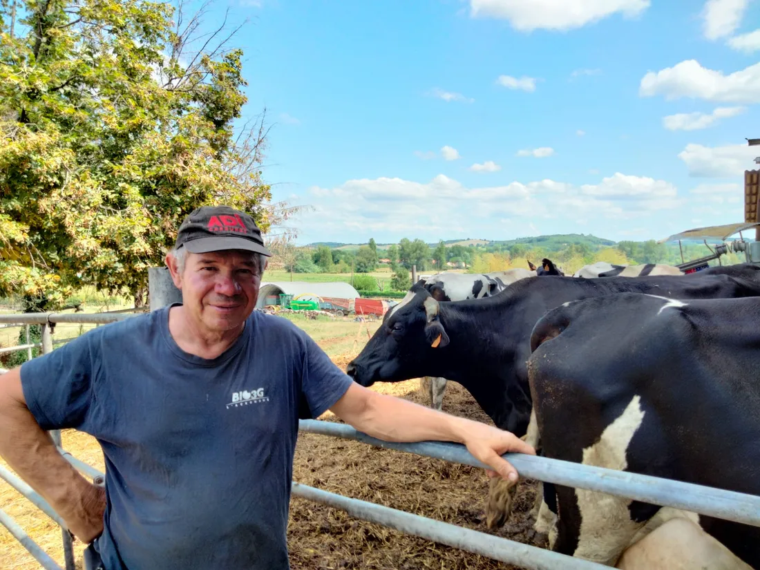 Jean-Jacques Verdié, parti quelques jours loin de ses vaches grâce au remplacement agricole