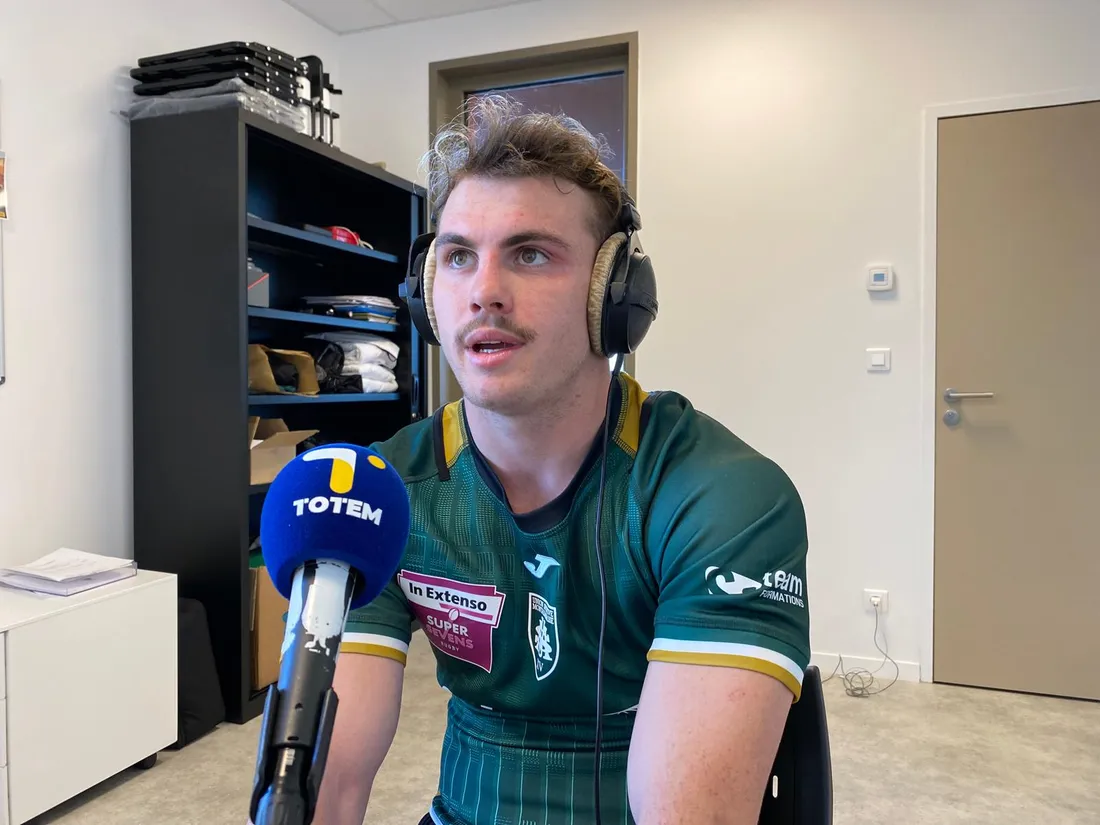 Jean Pénétro, demi de mêlée espoir de l'USM invité du Club Sapiac