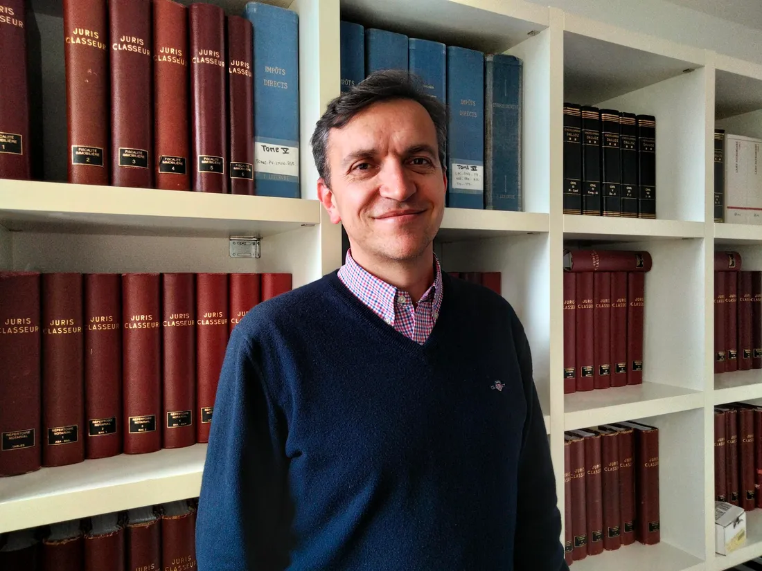 Julien Lacombe porte-parole des notaires de Tarn-et-Garonne.