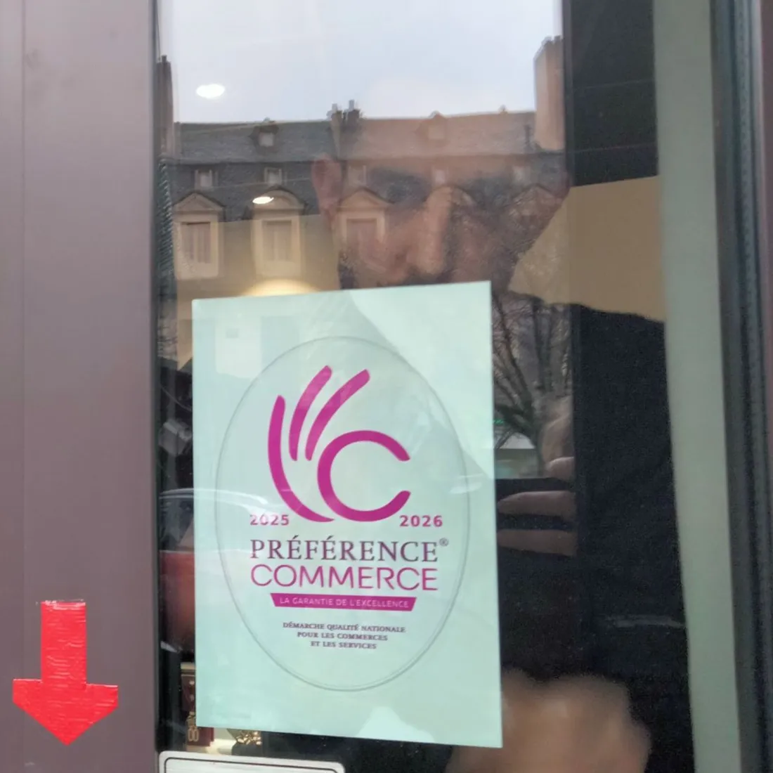 Jérémy Brun appose le précieux label sur sa vitrine