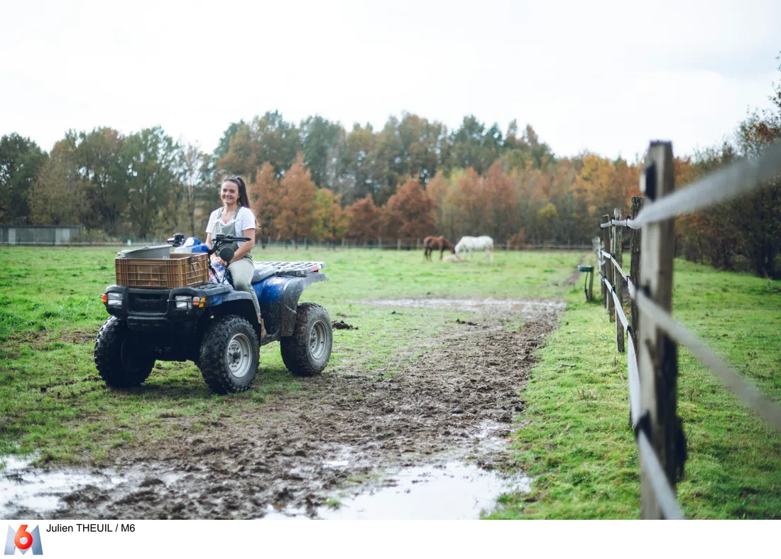 Célia s'occupe seule de son exploitation