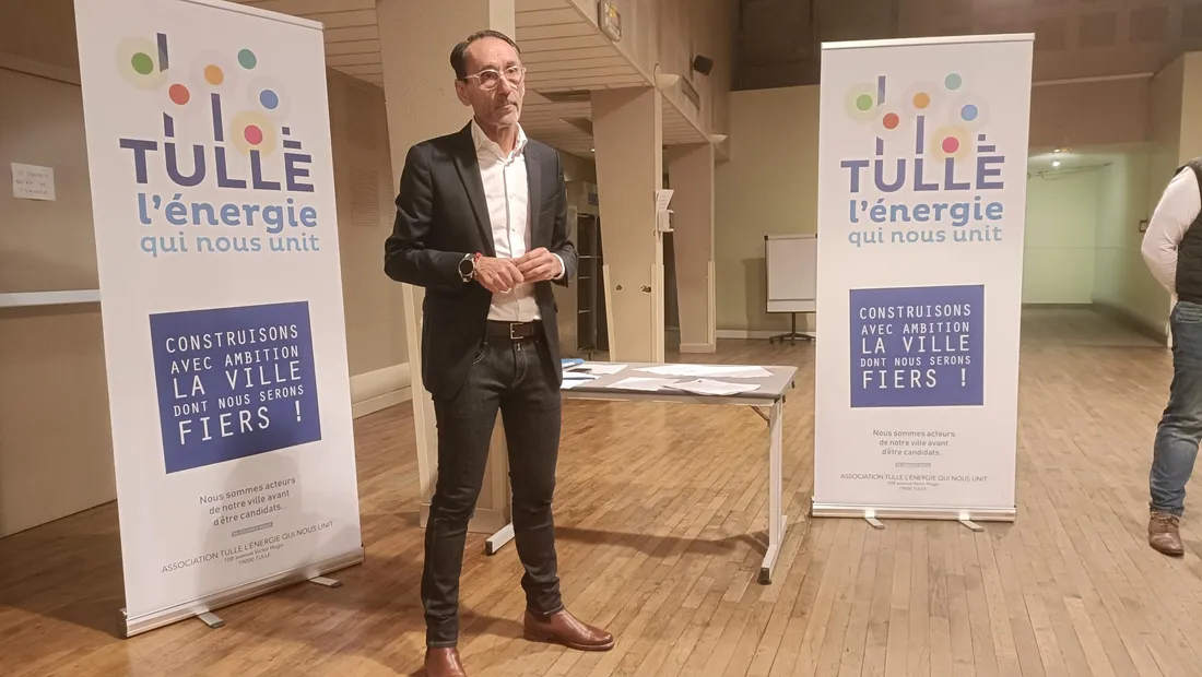Laurent Melin en campagne pour les municipales de 2026 à Tulle (Corrèze).