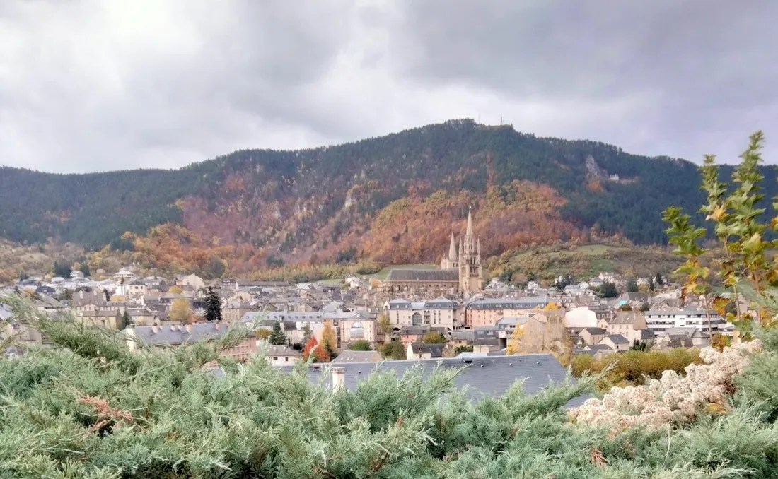 Vue sur la ville de Mende 
