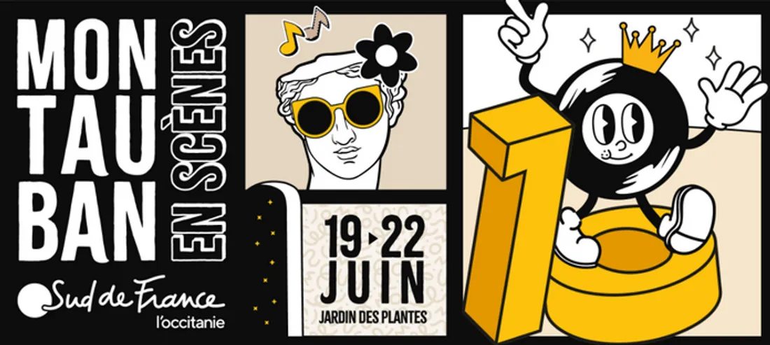 Logo de la 10e édition de Montauban en Scène