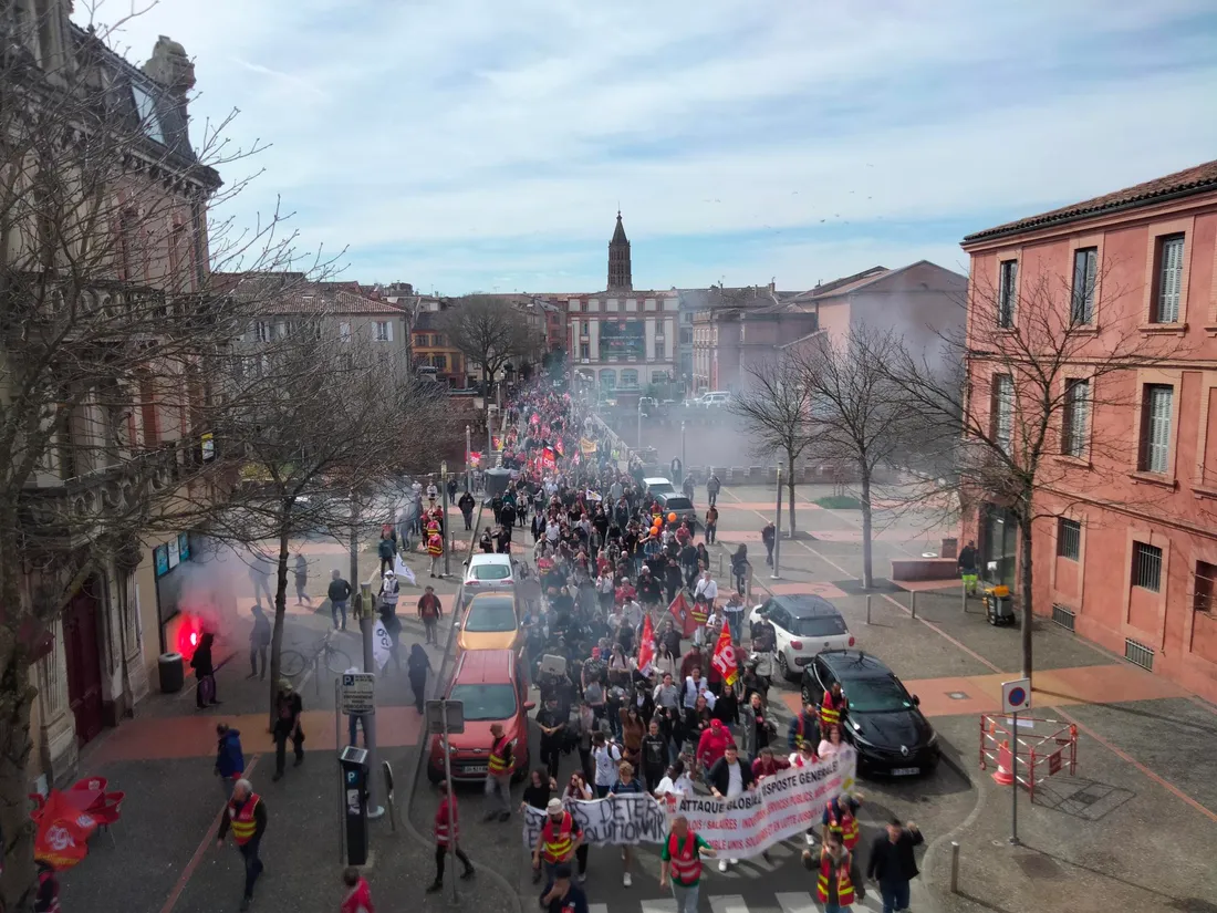 Manifestation du 23 mars à Montauban