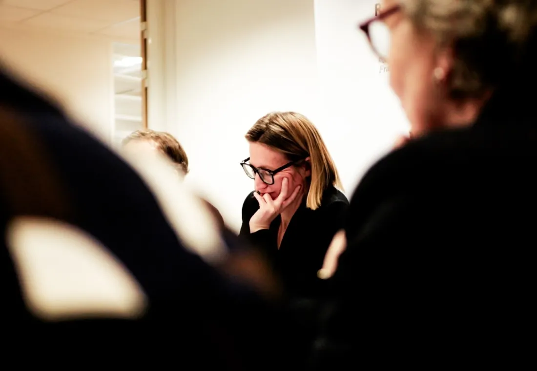 Astrid Panosyan-Bouvet, la ministre du Travail, en déplacement en Aveyron le 8 janvier