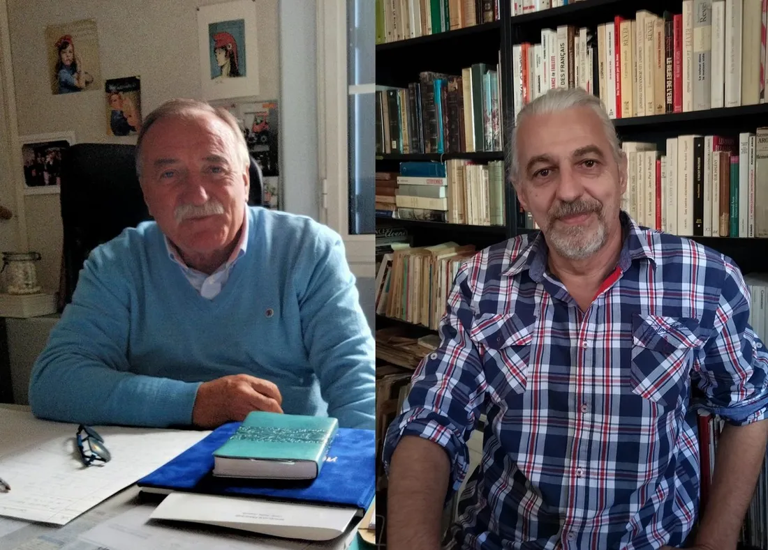 Jacques Moignard, maire de Montech, et Eric Lagrange, conseiller d'opposition