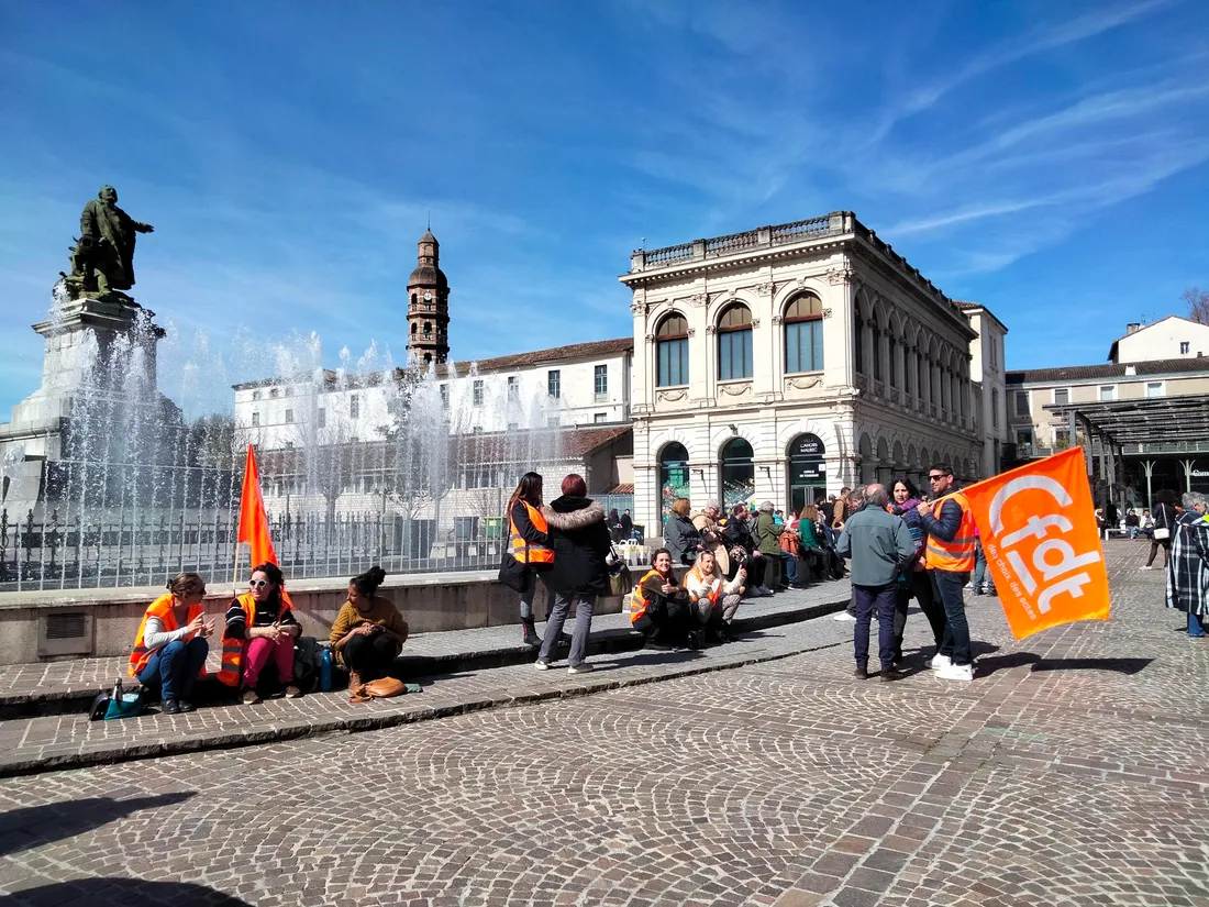 Manifestation contre la réforme des retraites Cahors