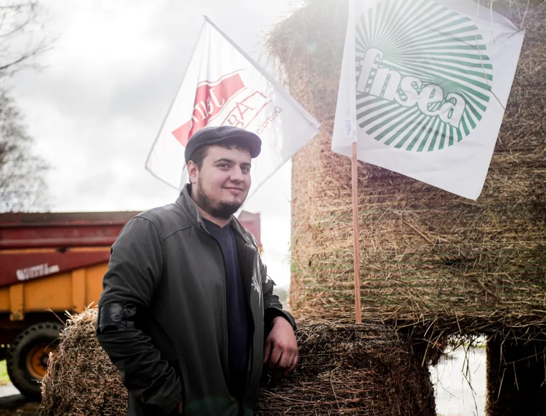Cédric Bernard, éleveur dans le sud Aveyron
