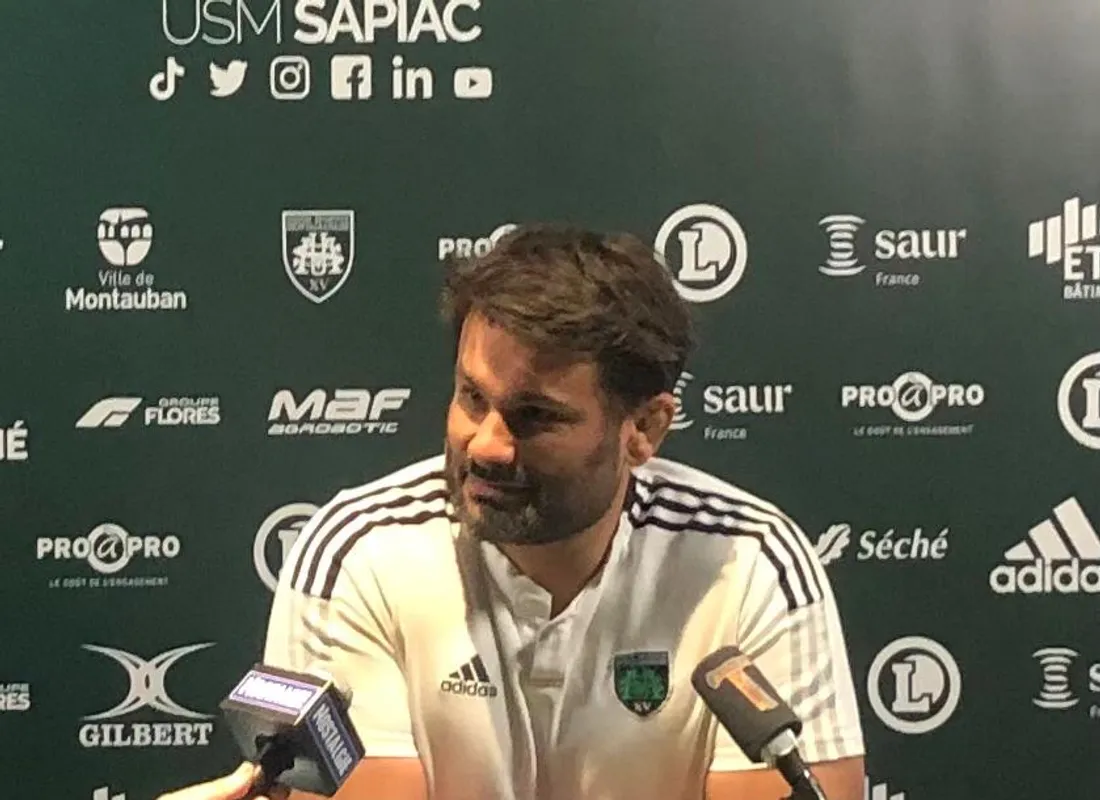 Pierre-Phillipe Lafond, le manager de l'US Montauban