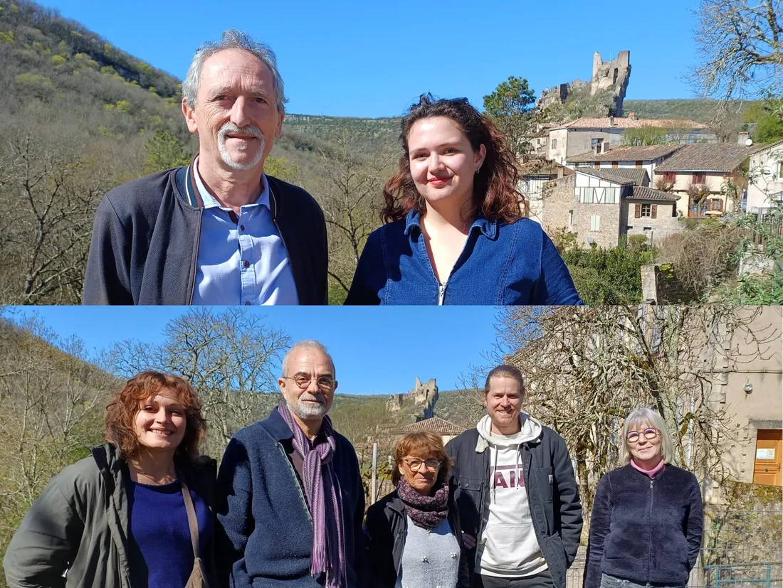 En haut la liste "Penne Ensemble". En bas la liste "Partageons demain".