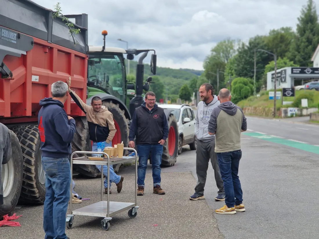 L'action des agriculteurs de la FDSEA du Lot