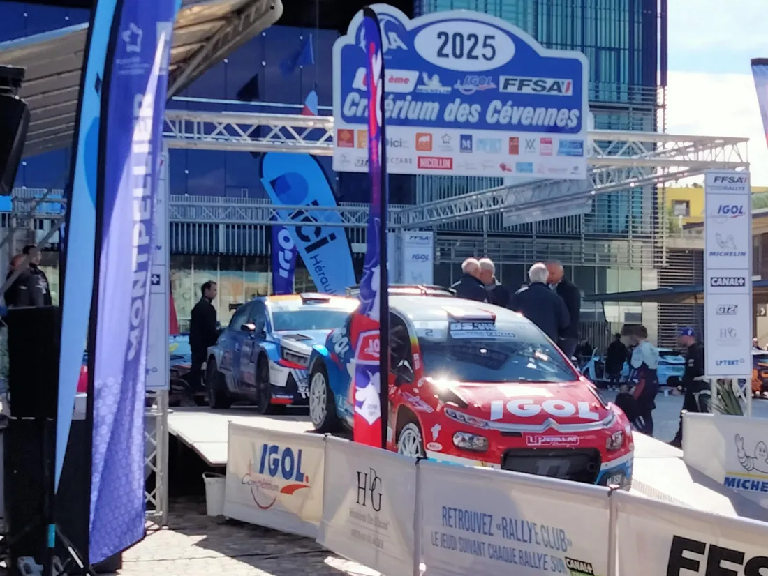 Le podium de ce 66e Critérium des Cévennes, à Montpellier