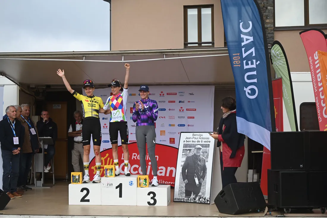 Marion Bunel sur la plus haute marche du podium