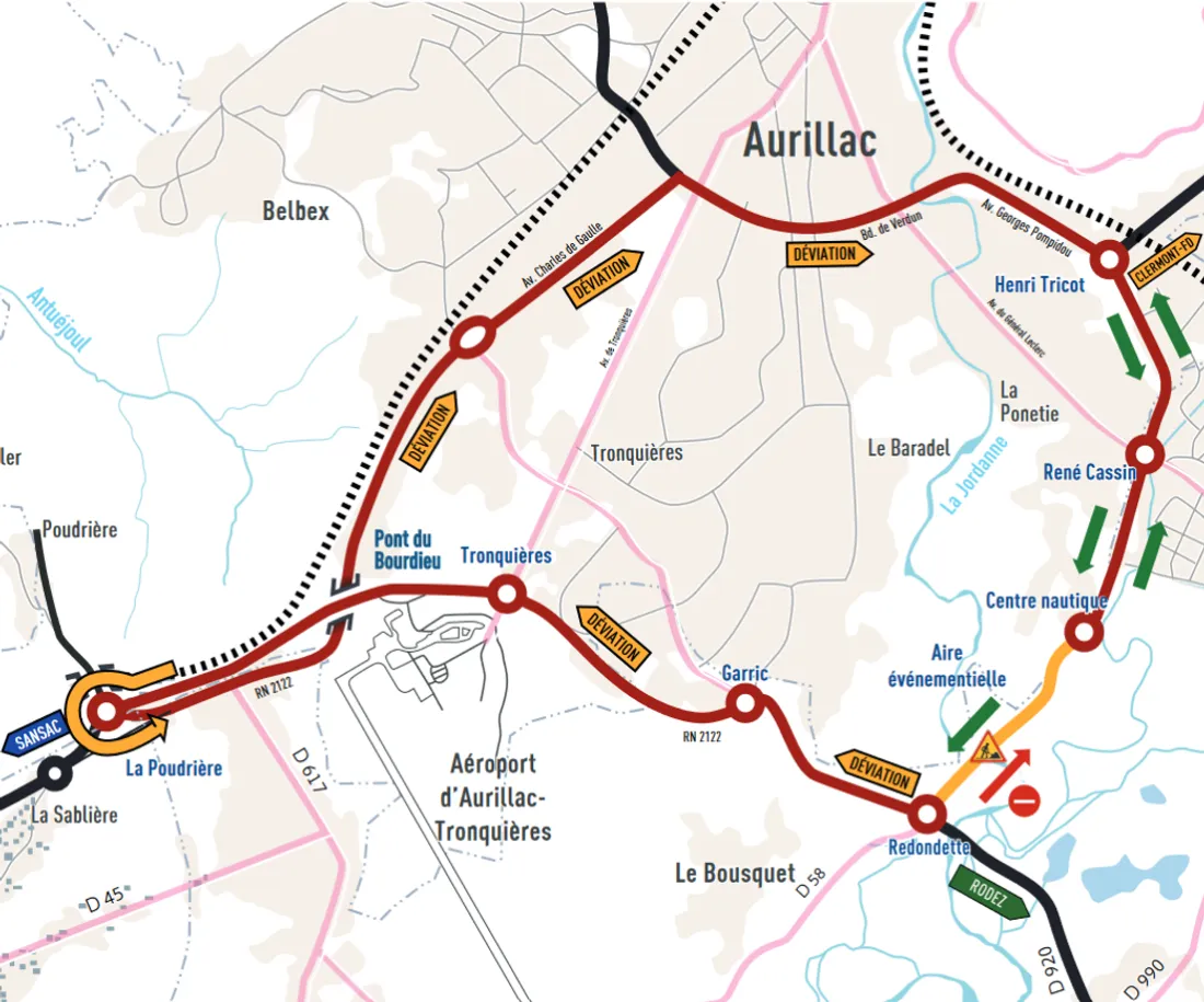 Travaux carrefour Verdun