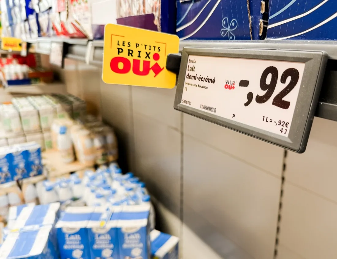 Prix du lait dans le supermarché Lidl d'Onet-le-Château (12)