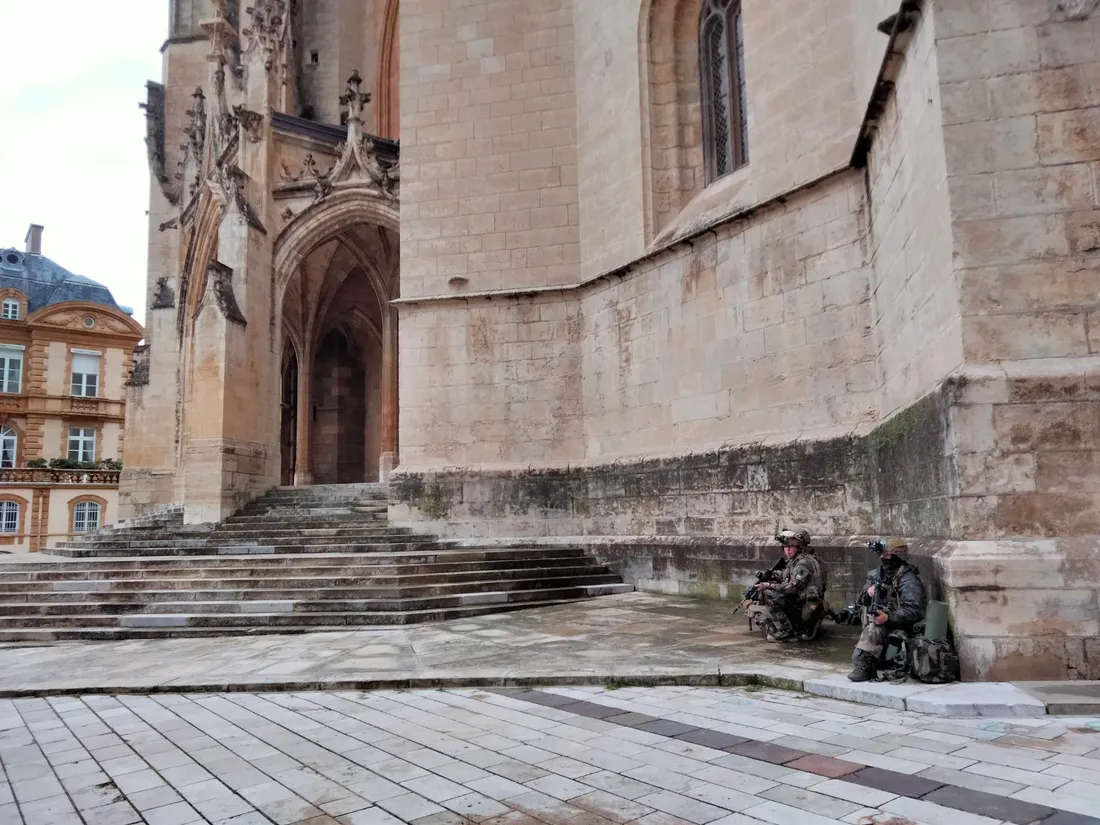 Progression des soldats lors de l'exercice Gévaudan 25