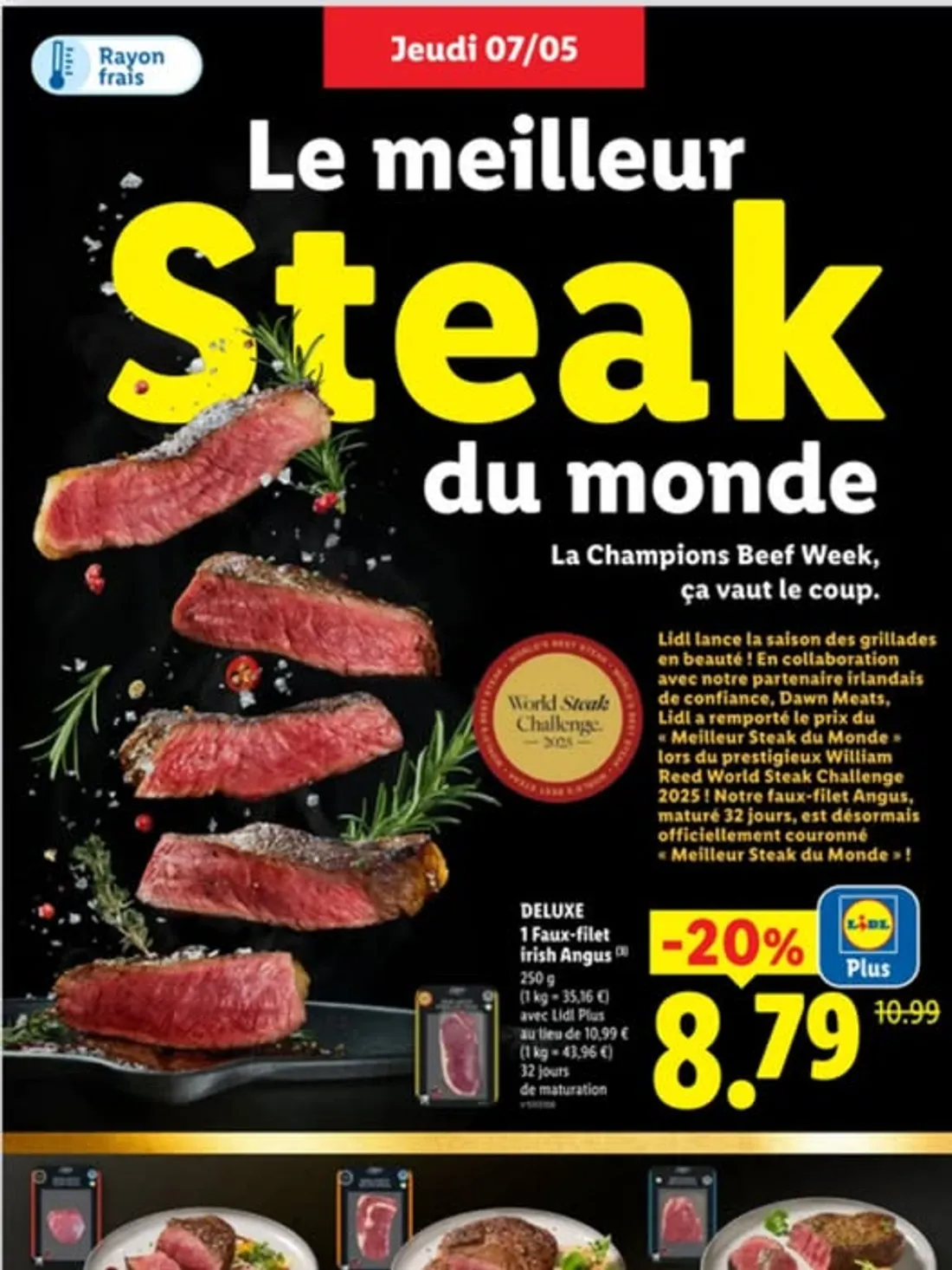 Le fameux visuel de Lidl ayant mis le feu aux poudre