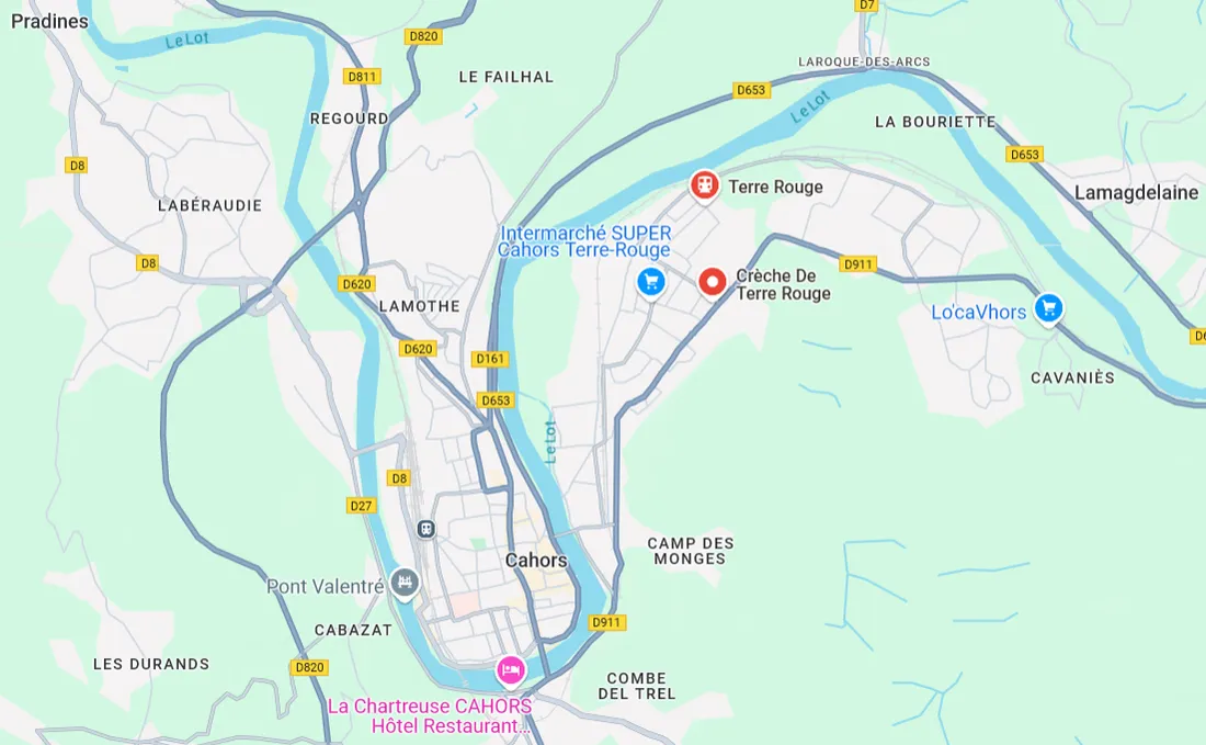 Quartier Terre Rouge à Cahors