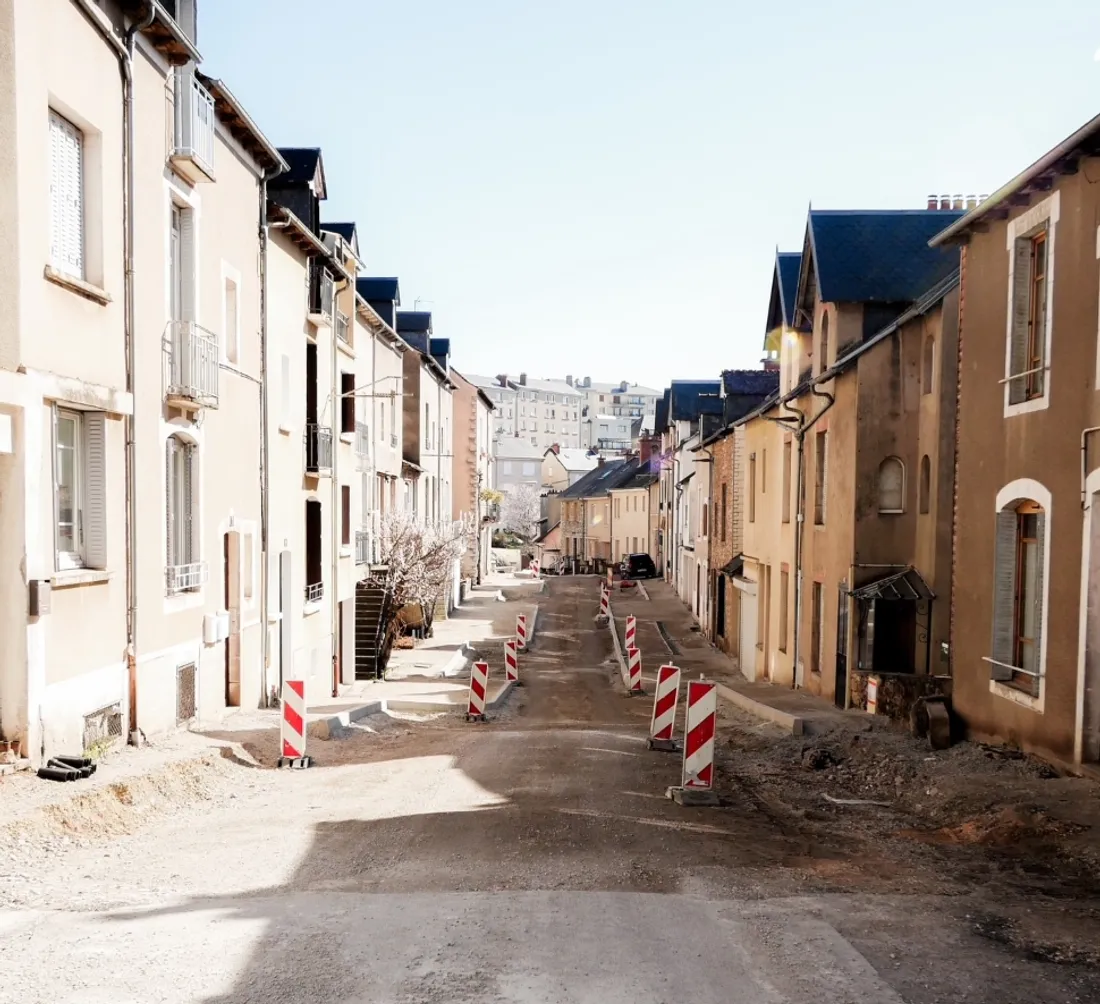 Travaux rue saint martin des près