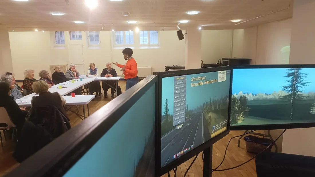 Révision de la signalisation mais aussi test sur simulateur de conduite étaient au programme