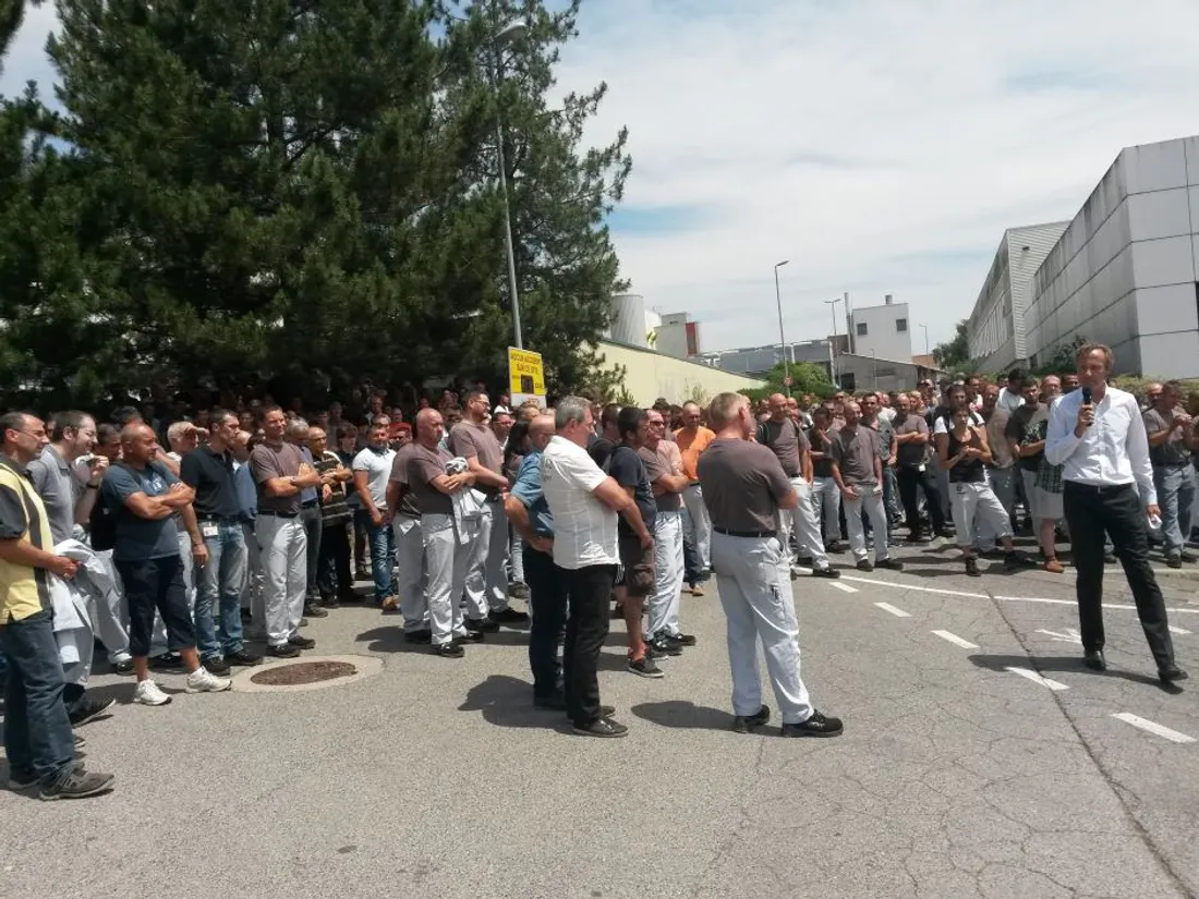 Un rassemblement à l'usine Bosch (archives)