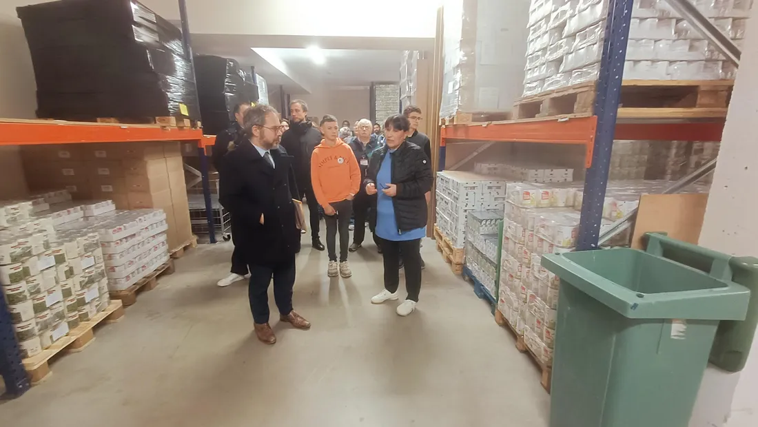 La visite du Préfet de la Corrèze au siège de la fédération corrézienne du Secours Populaire