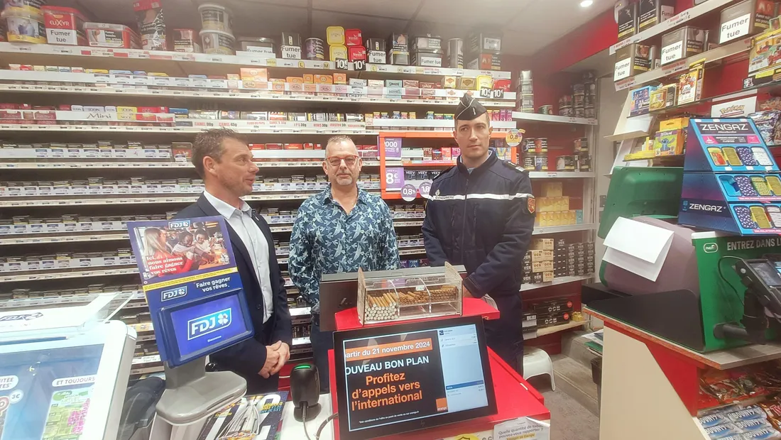 Frédéric Vergne, Hervé Poirier et le Colonel Julien Gossement