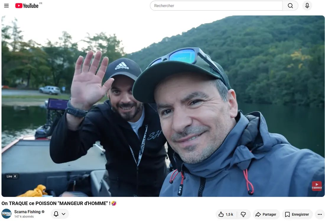 Le duo d'influenceur-pêcheur Scarna Fishing