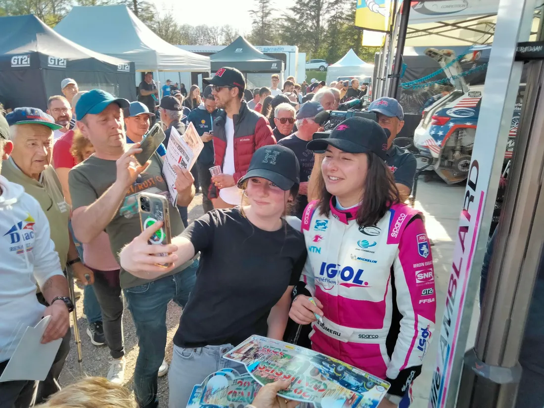 Sarah Rumeau voit sa popularité grandir au fil des courses