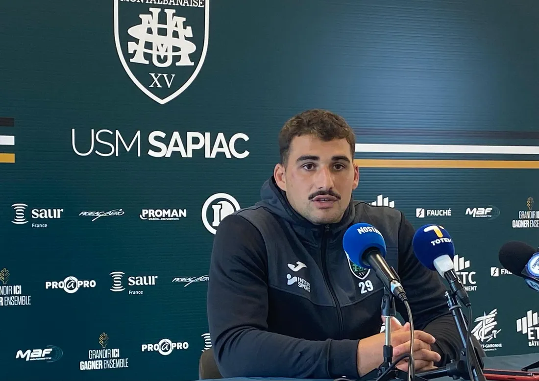 Simon Renda, trois-quarts centre de l'US Montauban