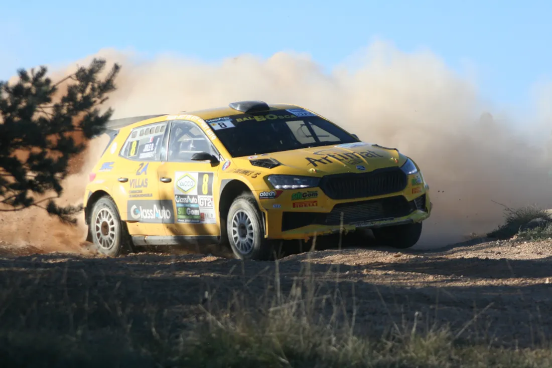 Florian Condamines, troisième du Terre des Cardabelles sur une nouvelle auto : Une Skoda Fabia RS