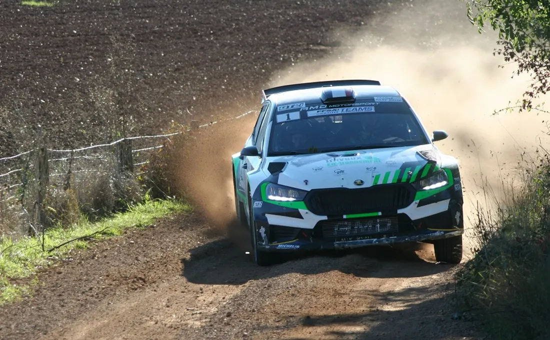 Mathieu Margaillan et sa Skoda Fabia RS à l'attaque sur ce Terre des Cardabelles