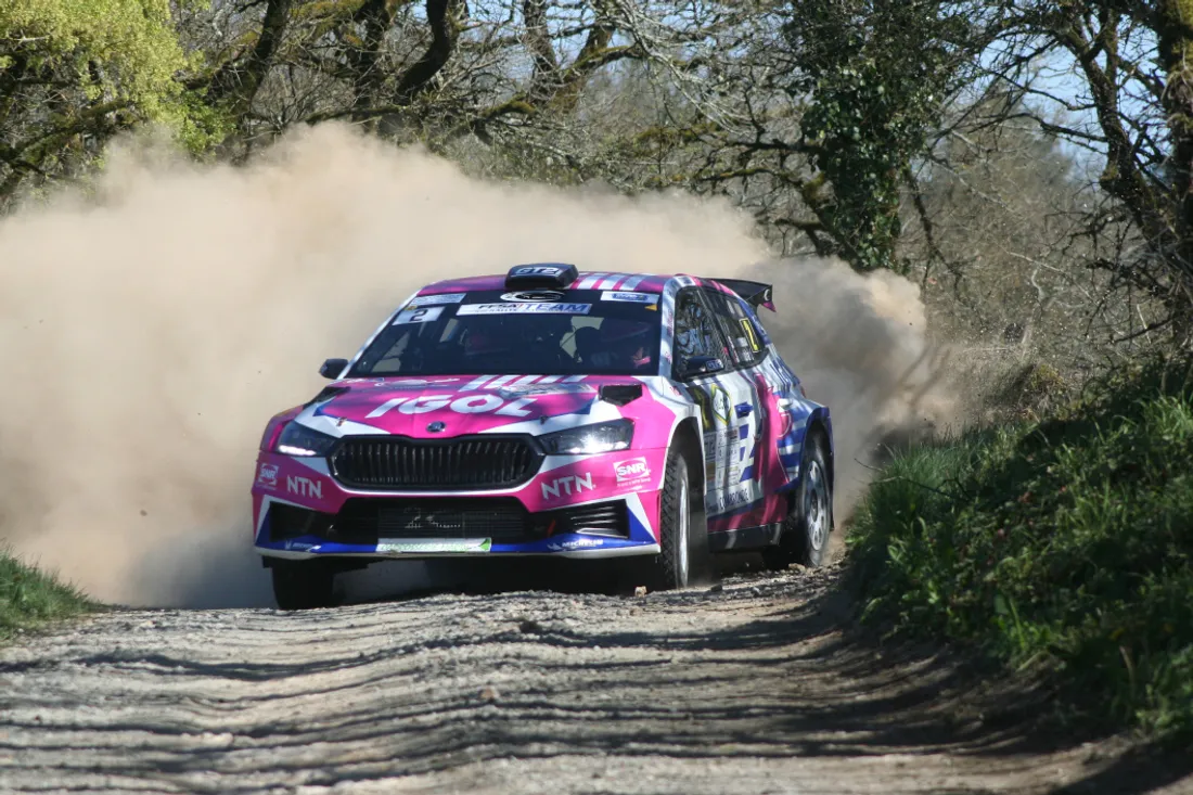 Sarah Rumeau à l'attaque sur les chemins du rallye Terre des Causses