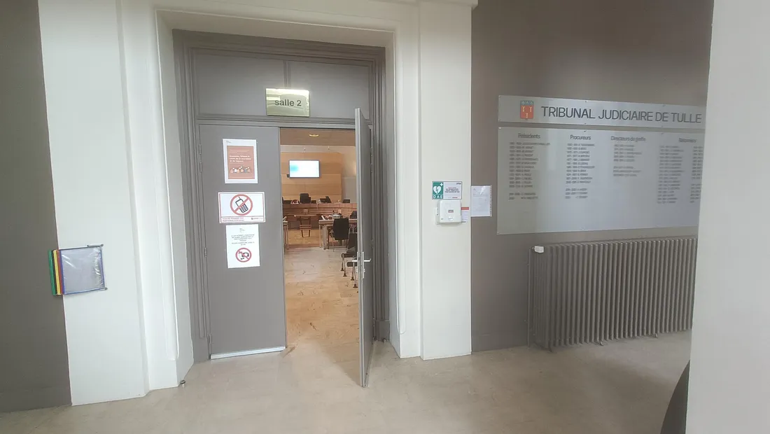La salle d'audience du Tribunal Judiciaire de Tulle