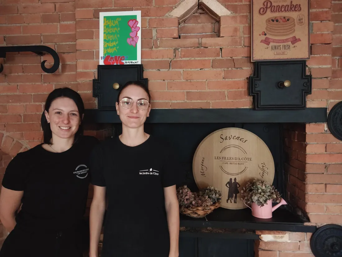 Thiffany Carboue et Morgane Chatenié, du restaurant Les Filles d’à côté à Savenès