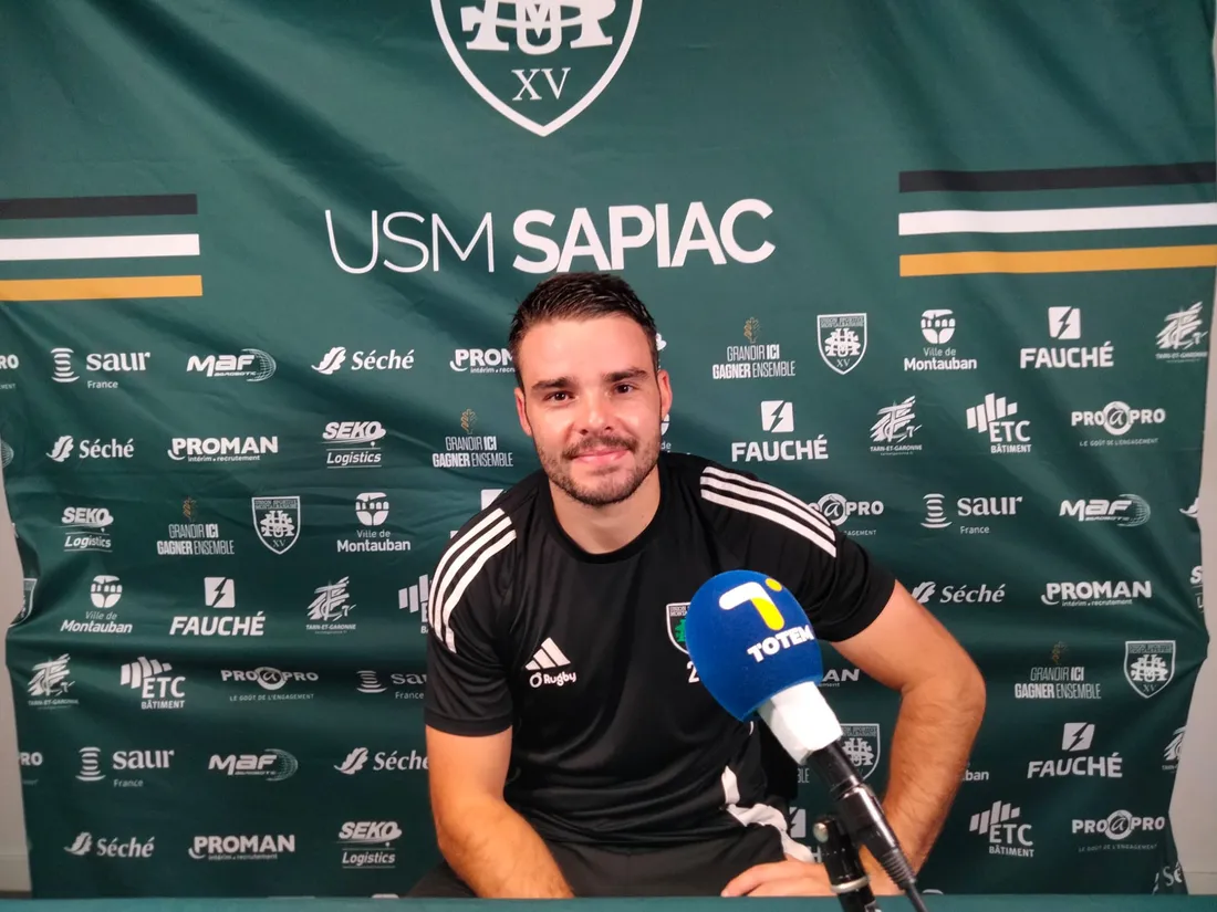 L'arrière de l'USM Thomas Larregain de retour sur les terrains