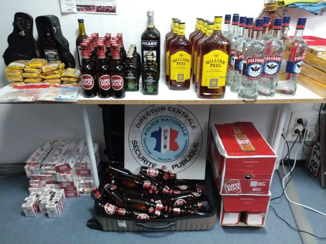 La saisie de la police nationale de Montauban