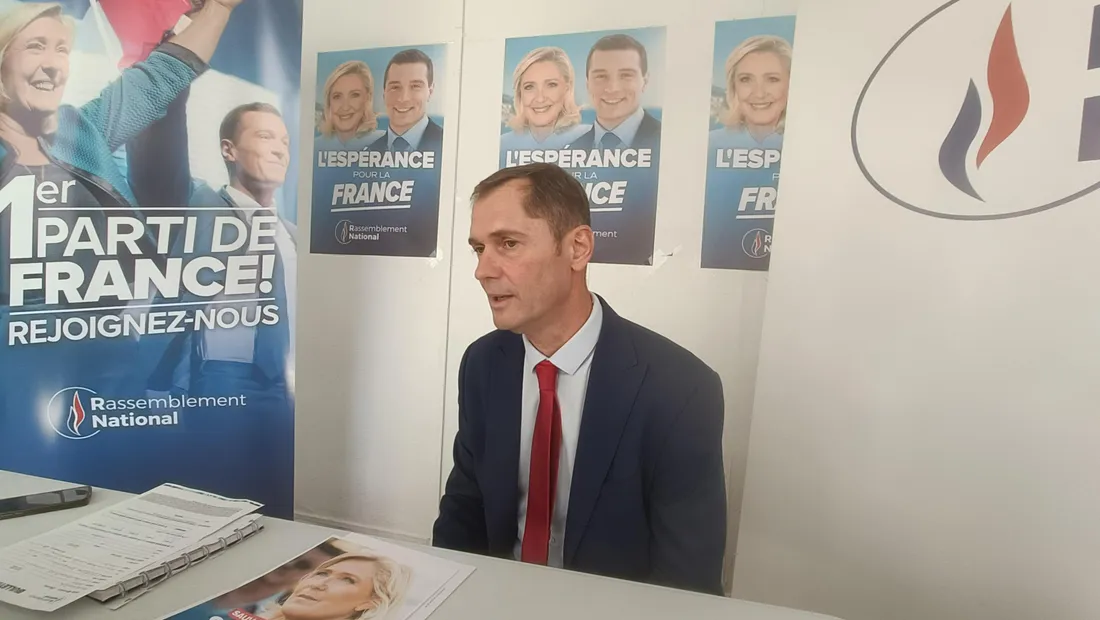 Valéry Elophe, le délégué départemental du RN, en Corrèze