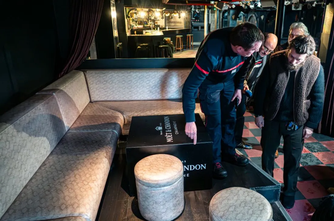 Contrôle de sécurité au Cardinal, à Brive (Corrèze)