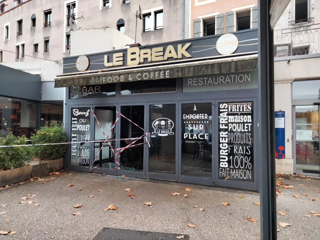 Le restaurant "Le Break" touché par un incendie, a été totalement détruit