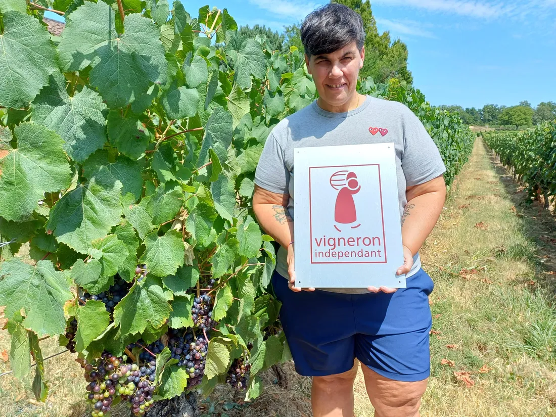 Caroline Cassot coprésidente des Vignerons Indépendants du Lot.
