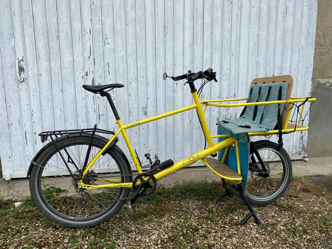 Le vélo cago "le convivial" créé par Tifen Rabineau