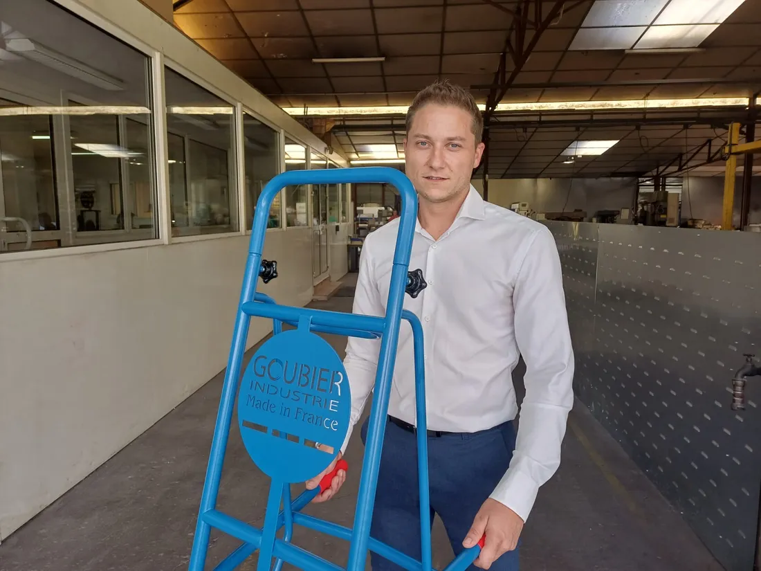Maxime Claux directeur général de Goubier Industrie.